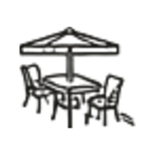 Line icon for patio work